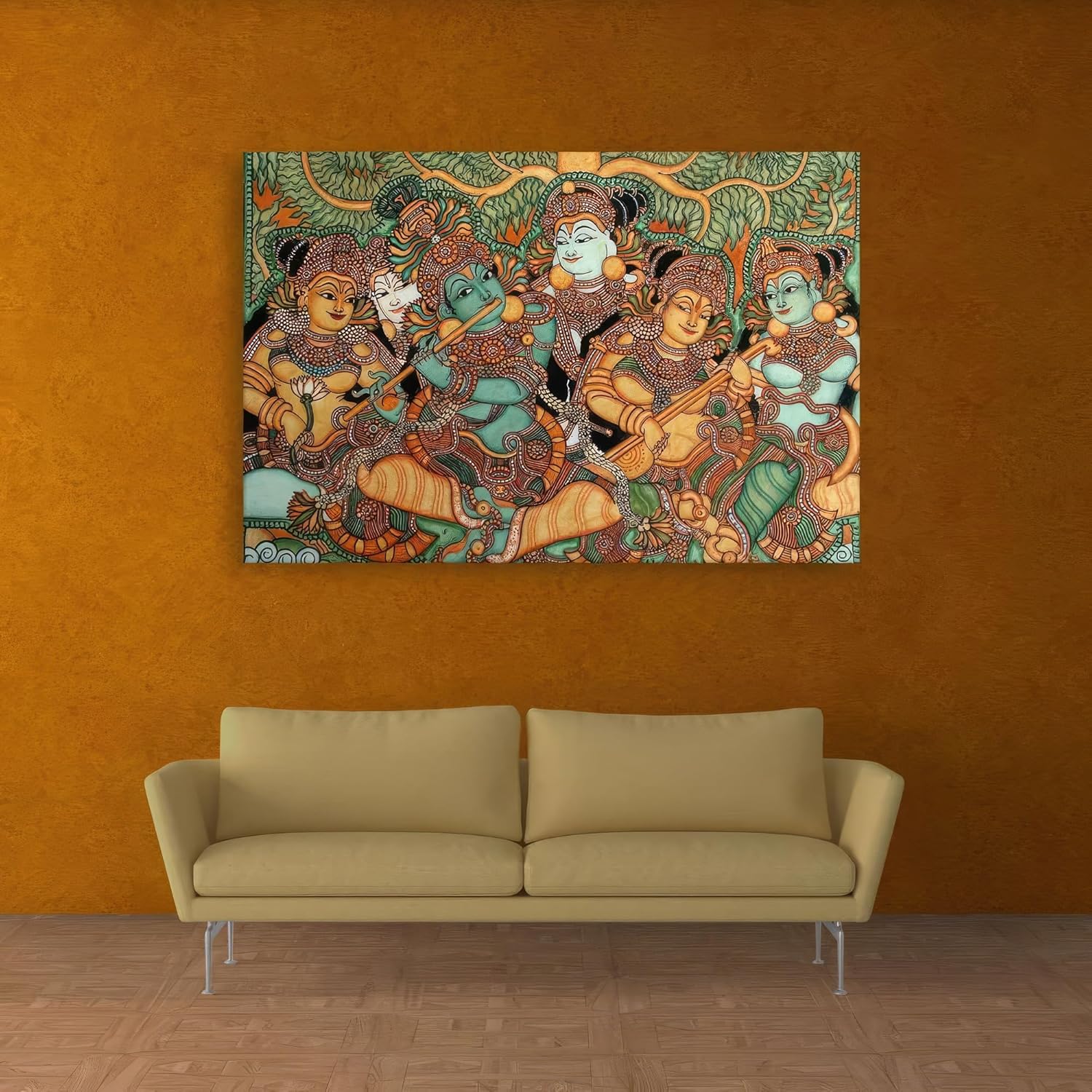inep-b0cmmq8c84-kerala-tastic-abstract-framed-wall-art-showcasing-vibrant-kerala-mural-motifs-on-premium-cotton-canvas.jpg